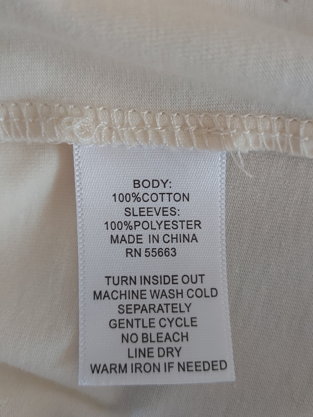Joie Cream Tulle Sleeve Short Sleeve Tee NWOT. - Picture 6 of 8